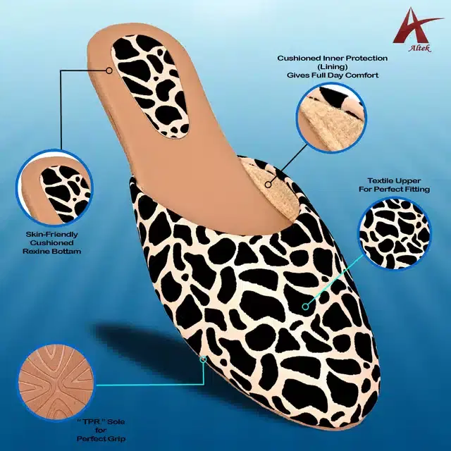 Mules for Women (Beige, 3)