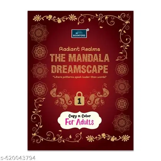 The Mandala Dreamscape Radiant Realms Part 1 for Adults | Premium Mandala Colouring Book for Stress Relief Relaxation Mindfulness Creativity Focus Therapy Gift for Women and Men