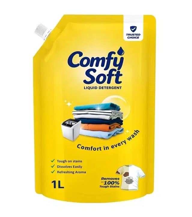 Comfy Soft Liquid  Detergent 1 L (Pouch)