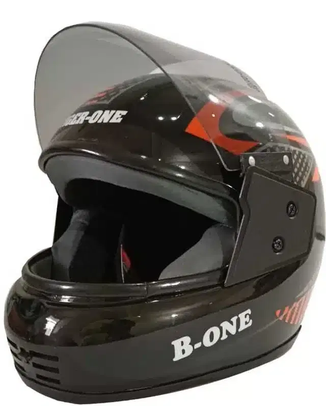 Full Face Bike Helmet for Men & Women, Black, M