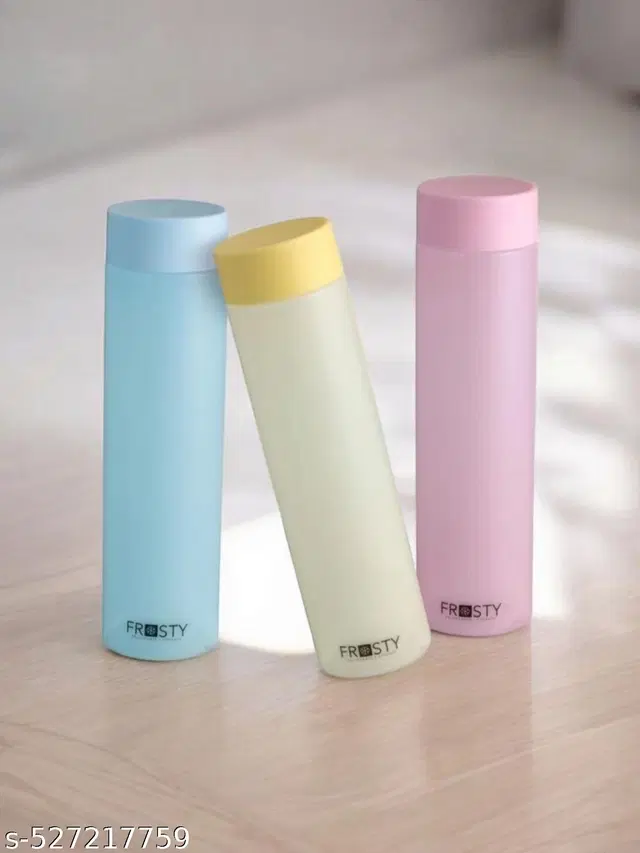 Plastic Water Bottles, Multicolor, 1000 ml, Pack of 3