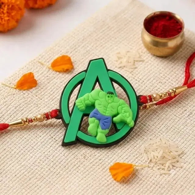 Kids Hulk Spinner Rakhi