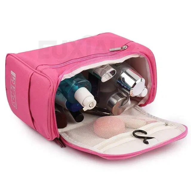 Portable Cosmetic Bag Women, Pink