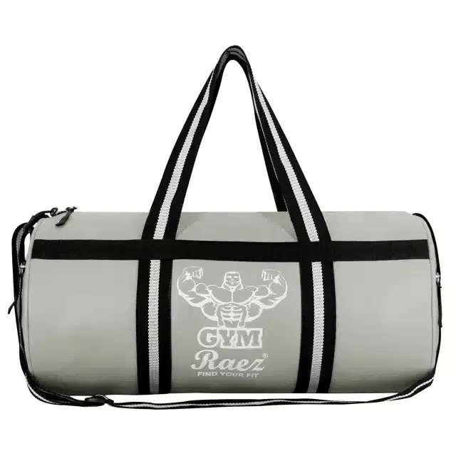 PU Duffle Bag for Men, Grey