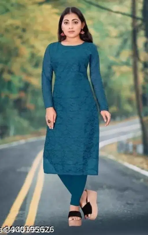 Net Kurti for Women,  Blue  (S)
