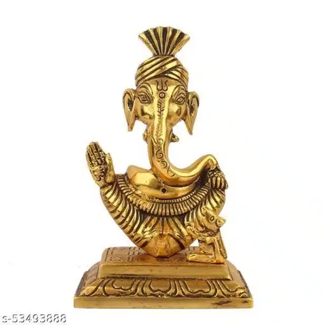Lord Ganesha Showpiece, Gold