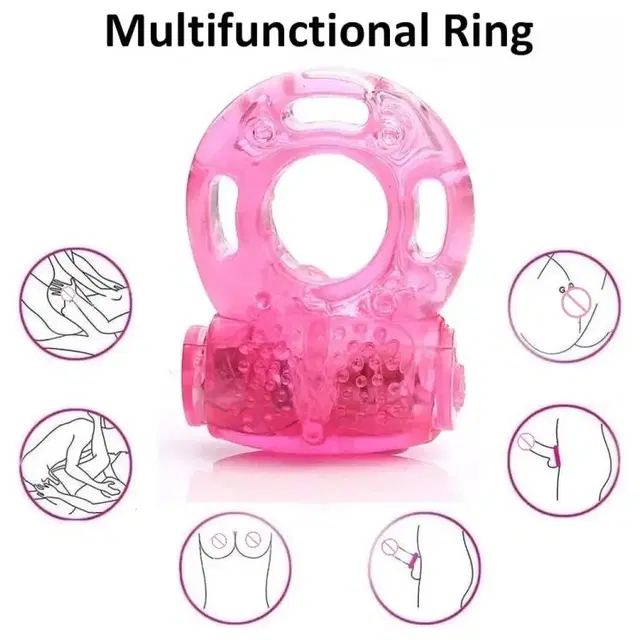 Penis Vibrator Ring for Men, Pink