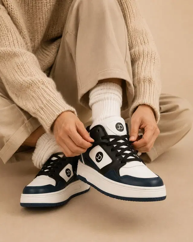 Casual Shoes for Men (Black, 6)