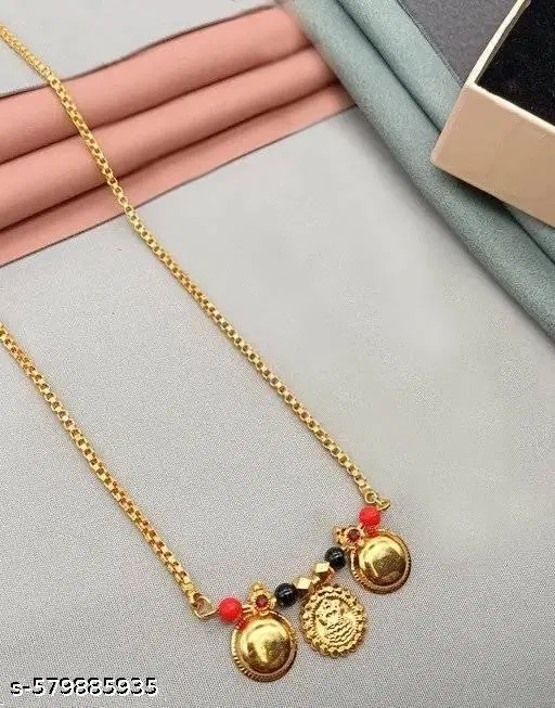 Multicolor Single Strand Mangalsutra for Women (Free Size)