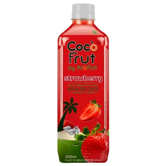 Coco Frut Strawberry juice 300 ml (Bottle)