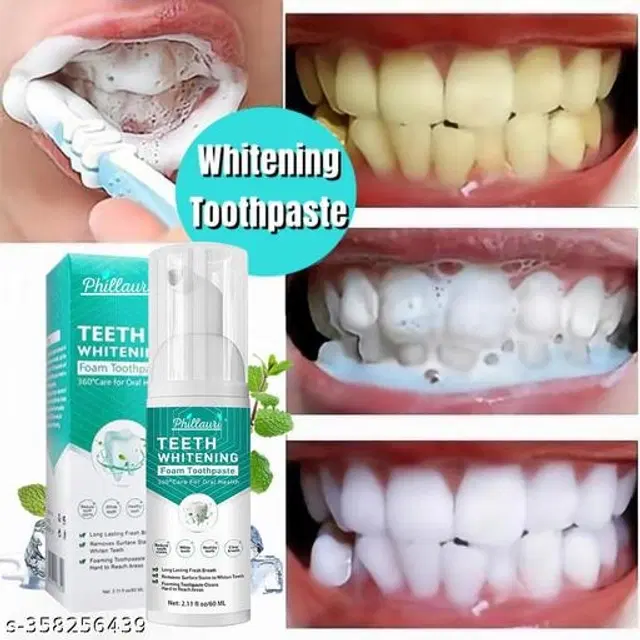 Phillauri Teeth Whitening Foam, 60 ml