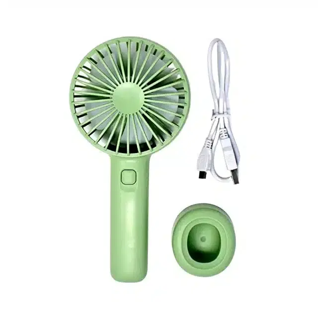 Rechargeable Mini Fan, Multicolour, 4 inches