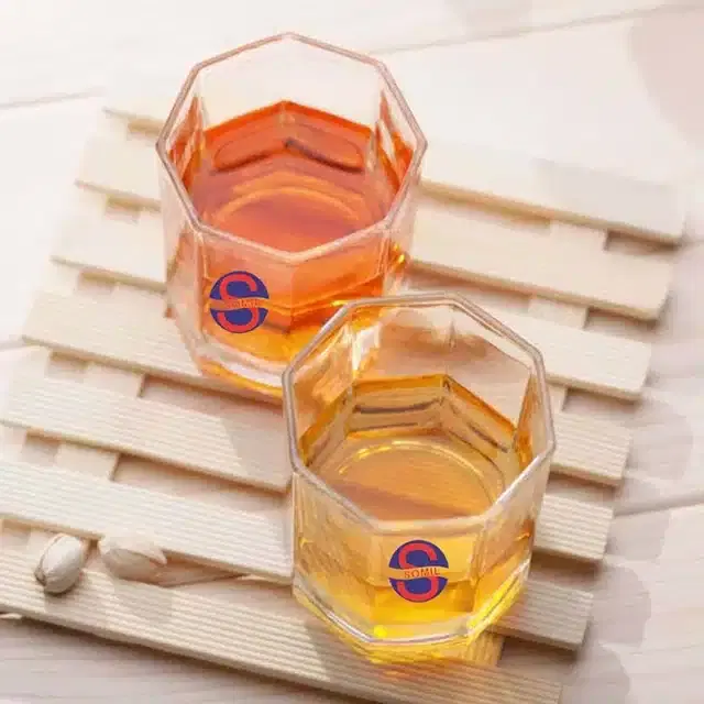 Liquor cum Cocktail Glasses, Transparent, 150 ml, Pack of 2