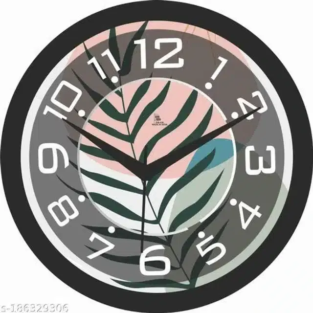 Designer Analog Wall Clock, Multicolor