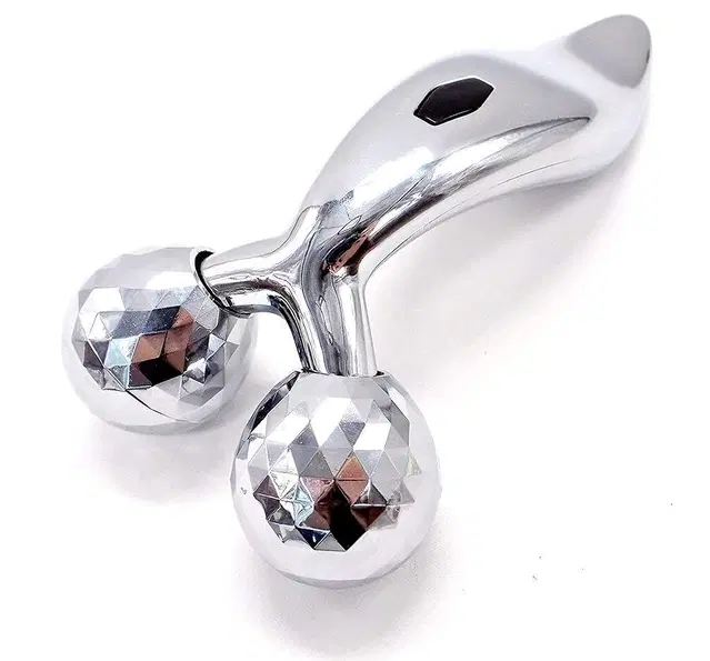 Manual 3D Massager Roller, Silver