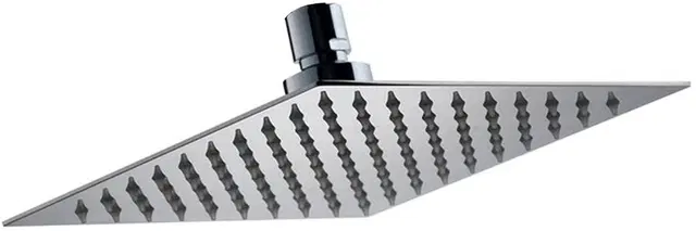 Stainless Steel High Pressure Shower Head, Silver, 6x6 inches