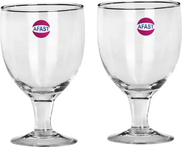 Fancy Water & Wine Glass, 180 ml, Pack of 2