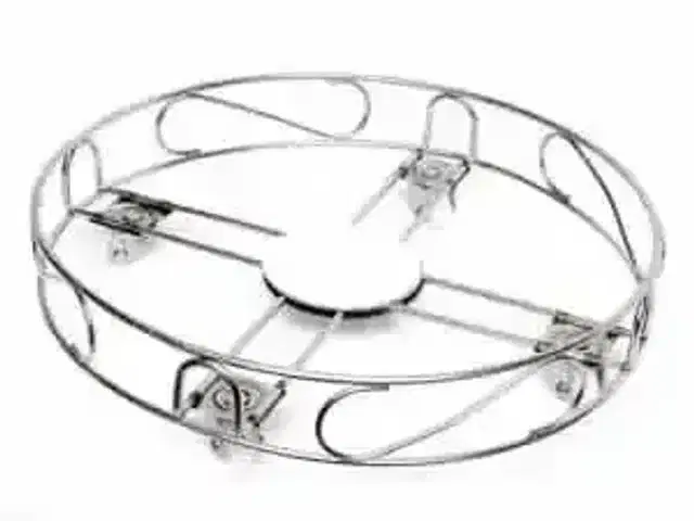 Pallavi Trading Stainless Steel Heavy Cylinder Trolley With Wheels, Silver