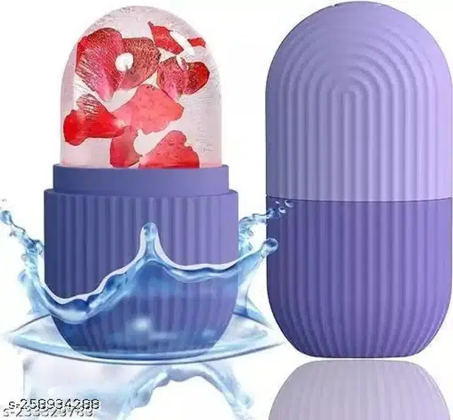 Silicone Ice Face Roller, Purple