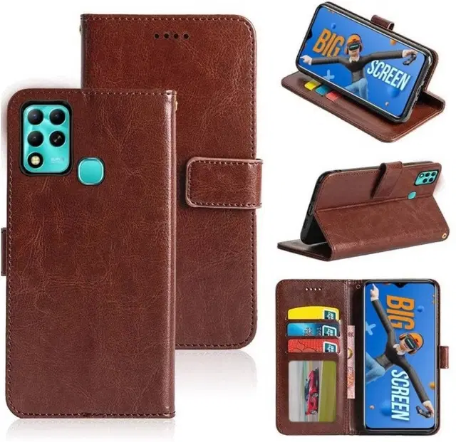 Flip Mobile Cover for Infinix X689F/Hot 12, Multicolor