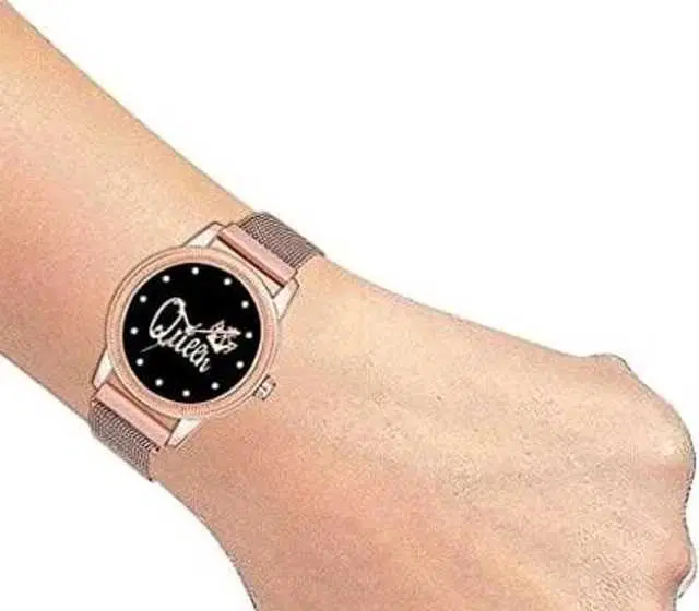 Analog Watch For Womens (Rose Gold) (WS-258)