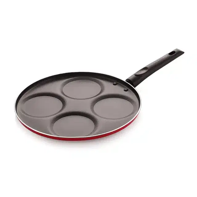 Aluminum Non Stick Uttapam Tawa, Red