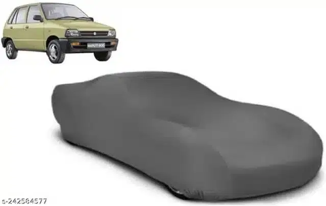 Taffeta Waterproof Car Cover for Maruti Suzuki 800, Multicolor