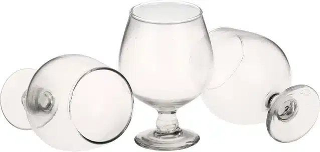 Liquor cum Cocktail Glasses, Transparent, 300 ml, Pack of 3