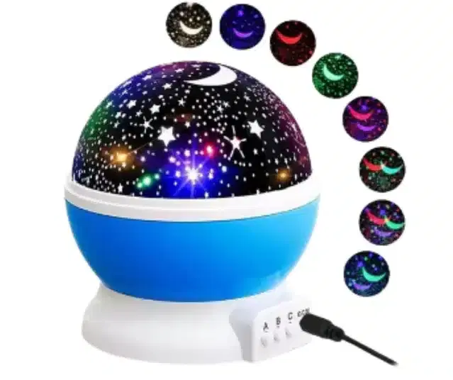 Rotating Projection Lamp, White