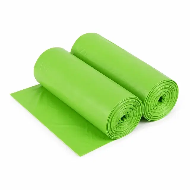 Innate Garbage Bags, Green [24 x 32 Inches], [30 Pcs x 2 Rolls]