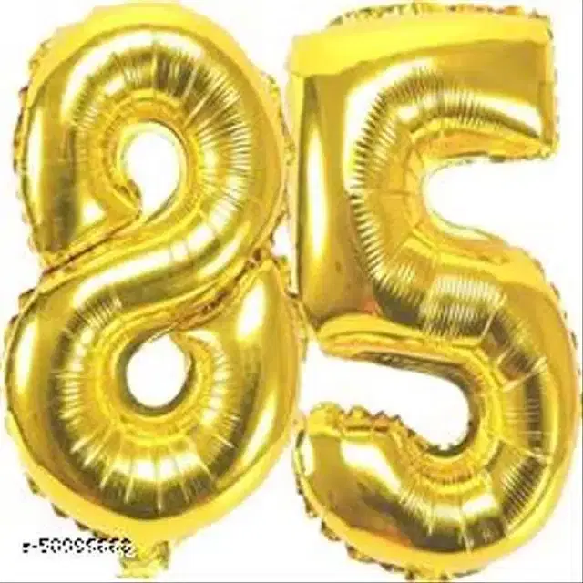 Number Foil Balloon, Assorted, Pack of 1