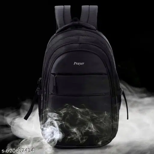 Large 40 L Laptop Backpack Large 40 L laptop Bagpack Solid bag Unisex For School / Office / College Bag 5 compartment