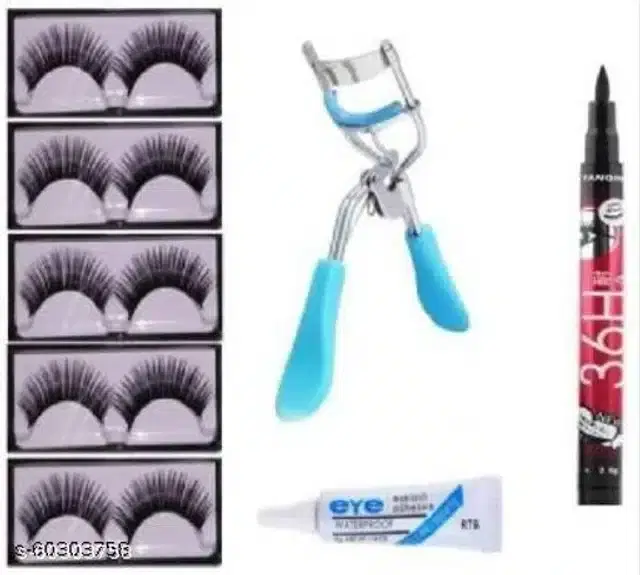 Eye Makeup Combo, Multicolor, Set of 4