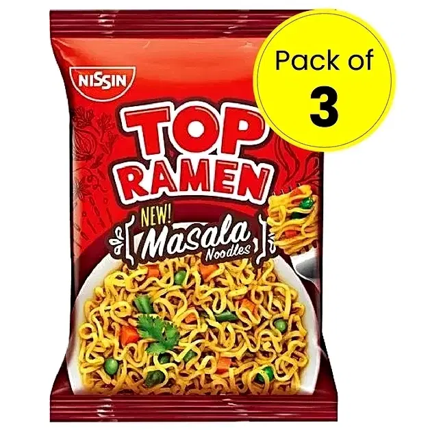 Top Ramen Masala Noodles 3X50 g Pouch (Packof 3)