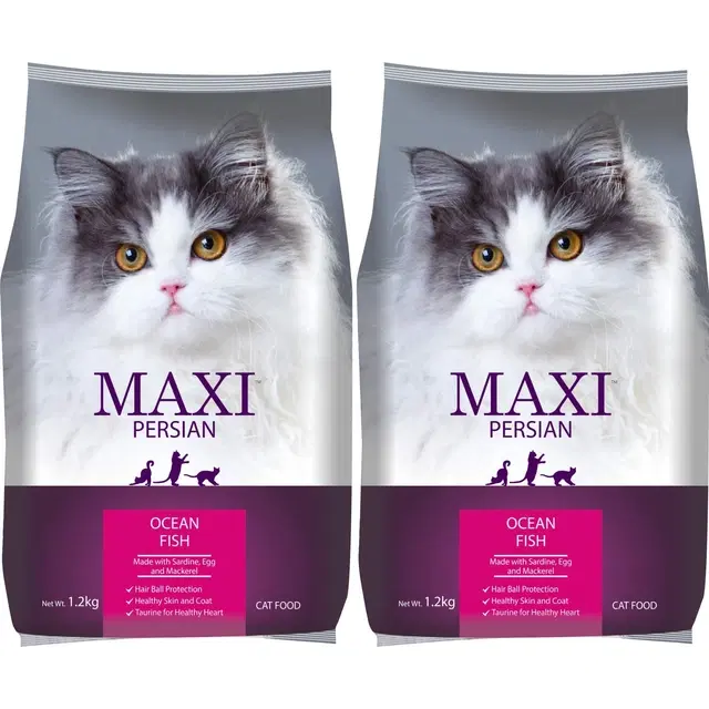 Maxi Persian Cat Food, 1.2 kg, Buy 1 Get 1 Free