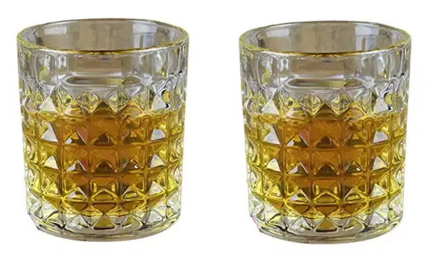 Liquor cum Cocktail Glasses, Transparent, 200 ml, Pack of 2