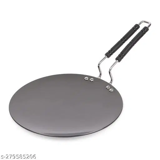 Cast Iron Tawa, Black