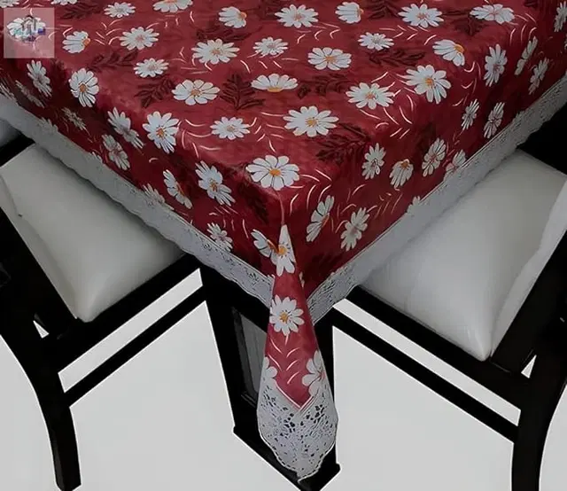 PVC Table Cover, Multicolor, 40x60 Inches