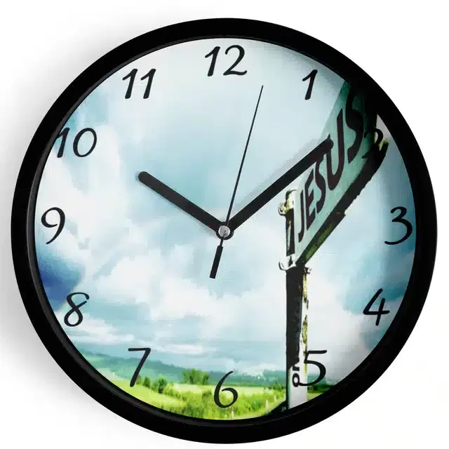 Analog Wall Clock, Multicolor, 7 inches