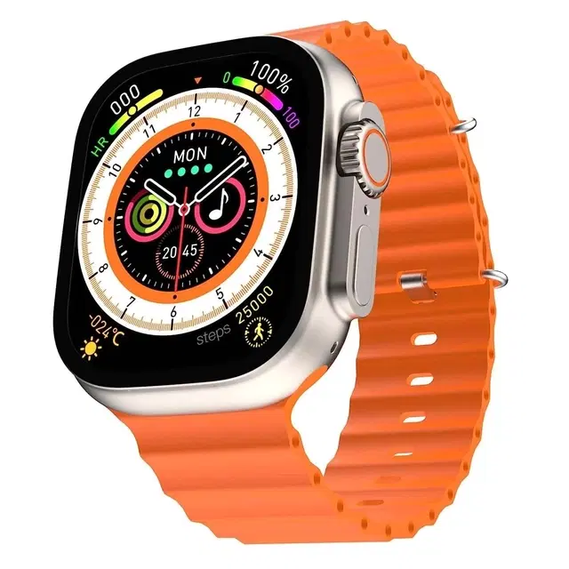 Silicone T800 Ultra Smartwatch, Orange