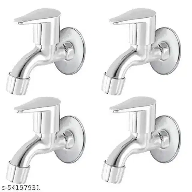 Bathroom Tap, Silver, Pack Of 4