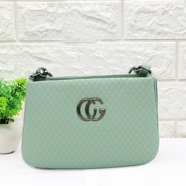 Textured Sling Bag for Women, Green