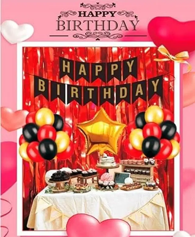 Birthday Decoration Kit, Multicolor, Set of 1