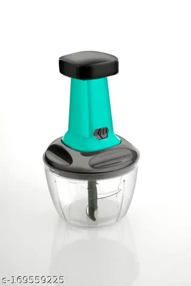 Manual Hand Press Vegetable Chopper, Multicolor, 650 ml