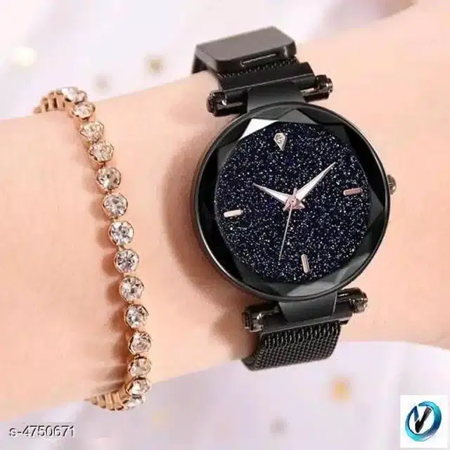 Analog Watch for Women (Black)
