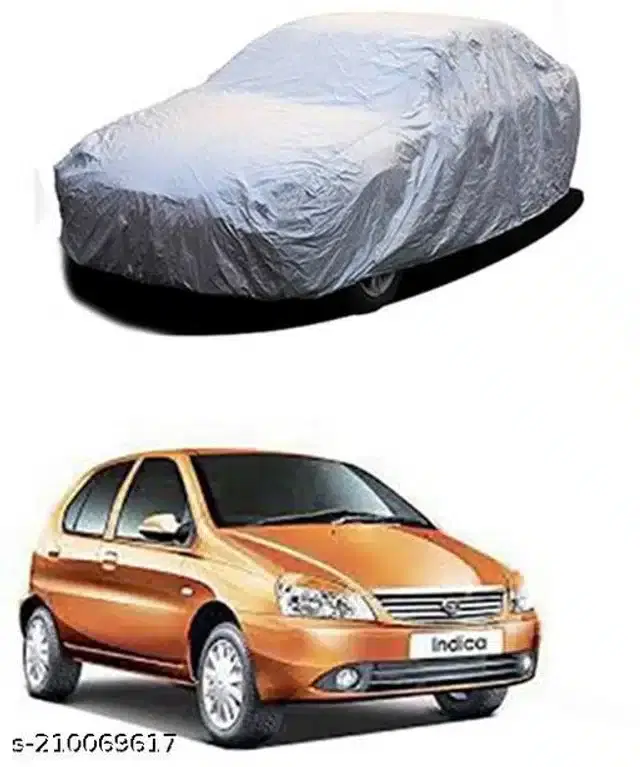 Taffeta Waterproof Car Cover for Tata Indica, Multicolor