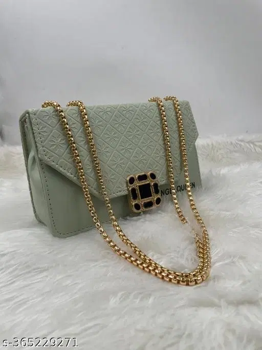 TRUE FASHION. Sling Bag for Women (Green, Free size)