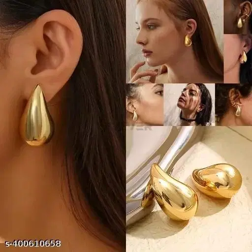 Korean Style gold earring, gold plated earring, korean Earring