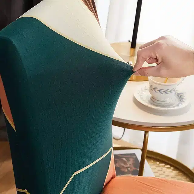 Polycotton Chair Cover, Multicolor, Pack of 8