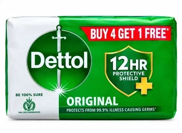 Dettol original Soap (5X100 g) Pack of 5